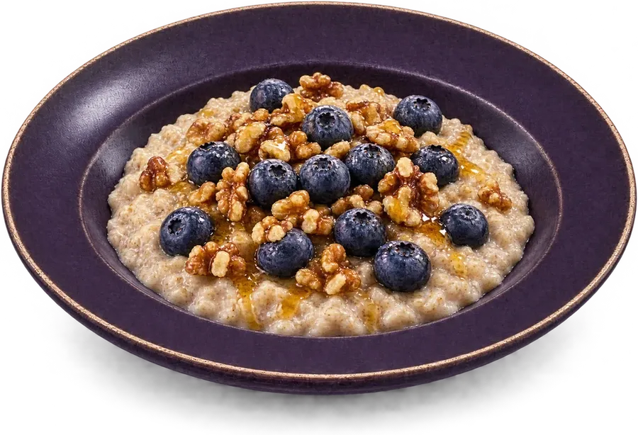Haferbrei mit Heidelbeeren, ein Rezept aus der Lavendel-App